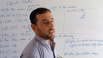 Class 4th subject Maths . Exercise 1.1