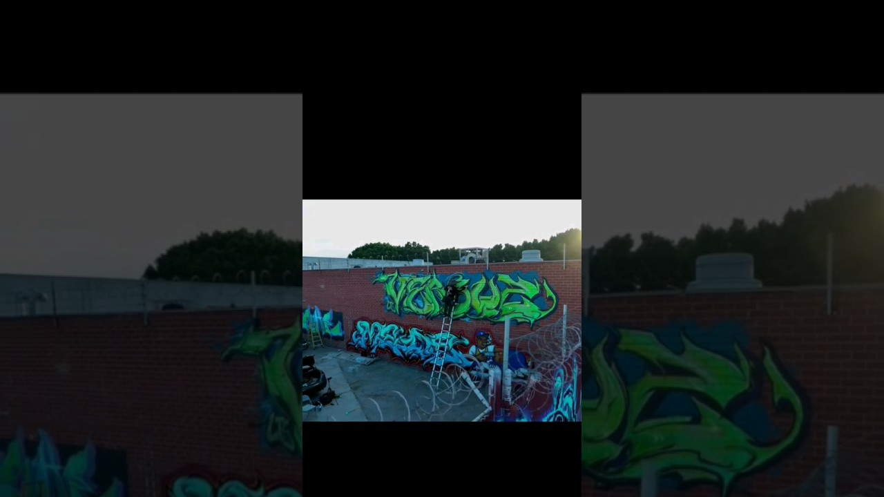 VERSUZ KOG LTS KOREA GRAFFITI PAINTING IN LA. by NUKE (KOG)