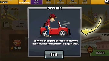 ⚠️ Offine Error Still Offline Problem ⚠️ In - Hill Climb Racing 2