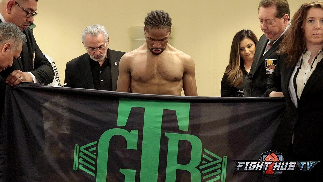 SHAWN PORTER MAKES WEIGHT IN DRAMATIC RE-WEIGH IN THAT FORCES HIM TO CUT HAIR!