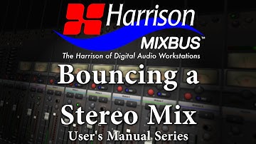 Bounce a Stereo Mix in Mixbus (v3,4)