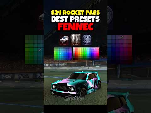 Best S24 Rocket Pass Fennec Presets! #rlcs #rocketleague #rocketleagueseason24