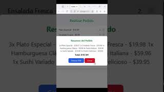 Pedido Talwind css JavaScript