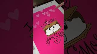 DIY iPad Procreate Valentines - Learn to Color a Smore and other valentines #diyvalentinedaycard screenshot 4