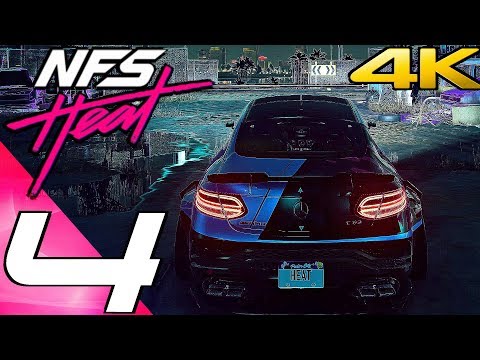 NEED FOR SPEED HEAT - Gameplay Walkthrough Part 4 - Shaw Boss Fight U0026 Mercedes-AMG C 63 (4K 60FPS)