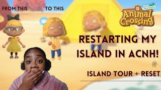 restarting my island in animal crossing new horizons! | acnh lets play #1