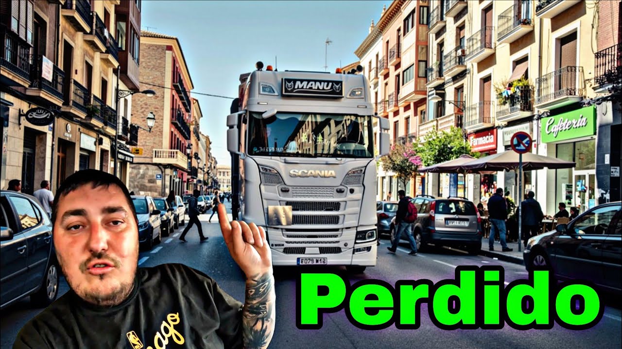 Nos perdemos en Barcelona y nos perdemos en Zaragoza #scania #trucking #trucker #trailer 