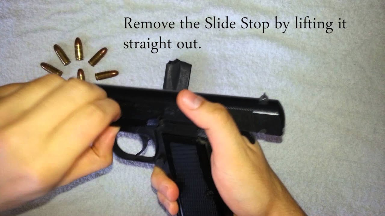 Browning Hi-Power P-35 Disassembly / Field Strip