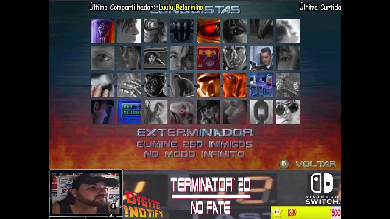 Jogando Terminator 2D No Fate