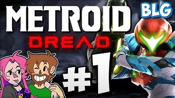 Lets Play Metroid Dread (BLIND WALKTHROUGH) - Part 1 - Evading EMMI
