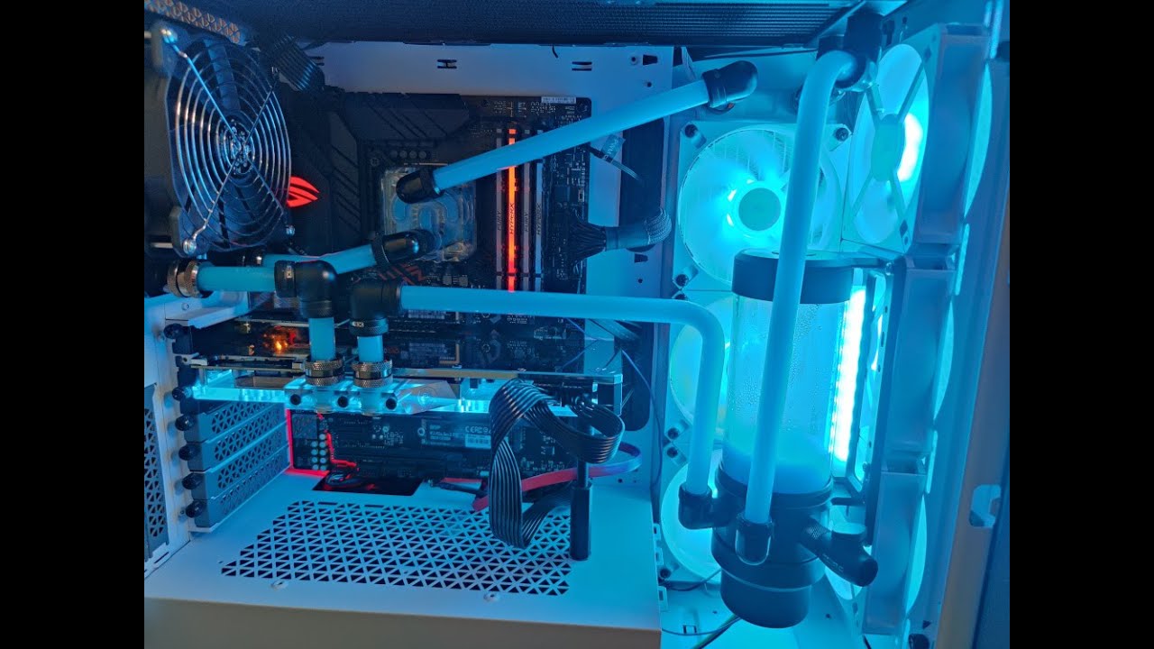 GPU Air cooled temperature vs water cooling temperature YouTube