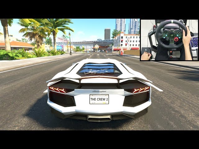 Lamborghini Aventador - The Crew 2 | Logitech G29 Gameplay - Youtube