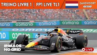 FORMULA 1 AO VIVO TREINO LIVRE 1 HOLANDA ZANDVOORT I FP1 GP PAÍSES BAIXOS TL1 2026 | LIVE TIMING