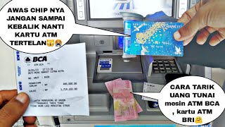 Tutorial Tarik uang tunai di mesin ATM BCA‼️menggunakan kartu ATM BRI trending 2023 by Yumat Official 2,856 views 1 year ago 4 minutes, 33 seconds
