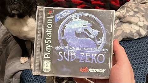 First Time Playing Mortal Kombat Mythologies Sub Zero on PS1!💪🔥