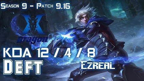 KZ Deft EZREAL vs SIVIR ADC - Patch 9.16 KR Ranked