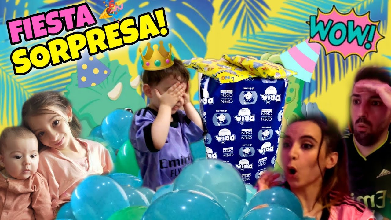 🎁CELEBRAMOS FIESTA de CUMPLEAÑOS SORPRESA🎉ENZO CUMPLE 3 AÑOS 🎂La REACCIÓN más tierna