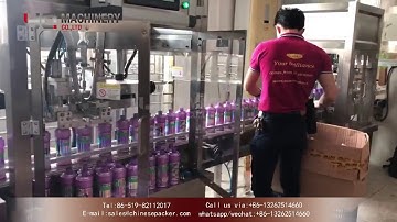 two nozzles servo driven piston filler and cap srewing machines|YQ machine paste cream filling line