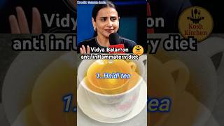 Vidya Balan On Inflammation And Weight Loss Drinks Recipes
