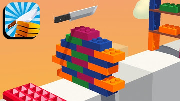 Slice It All New Update 🔪🍊✏️ All Levels Gameplay (iOS,Android)