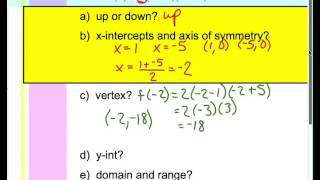 5 2B Graph Quadratic Functions Wealth