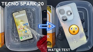 Tecno Spark 20 Water Test 💦💧| iP53 Tecno Spark 20 Durability Test 💦