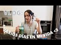 VLOG: VARIOS DÍAS EN MI VIDA - estudiando, ejercicio, libro, comida con amigas, maquillaje | Nicca