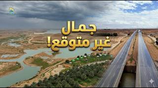 المجمعة بعد المطر! جمال مذهل