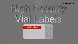 High Security Vial Labels