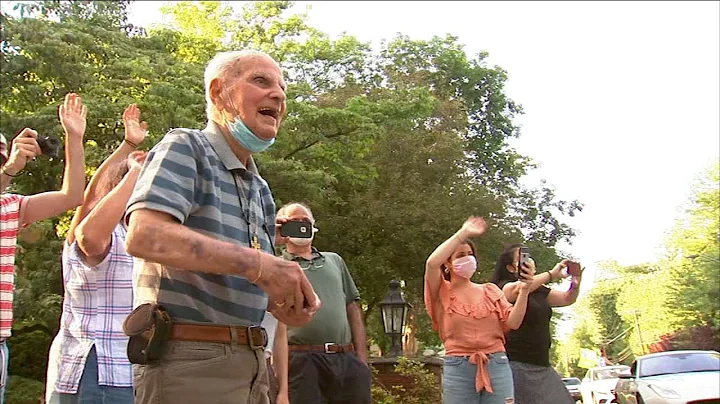 Birthday parade in NJ for WWII veteran's 97th birthday