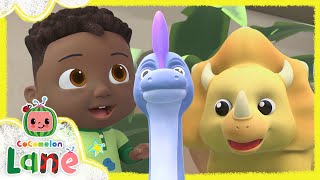 Cody Meets a Dinosaur 🎵 Singalong with Cody! 🎵 CoComelon Kids Songs