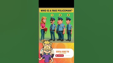 "Who is the Fake Policeman? 🤔🕵️‍♂️ Can You Solve This Riddle?"