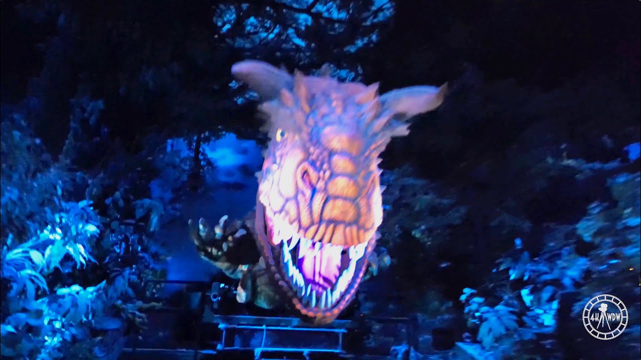 Dinosaur Ride at Disney's Animal Kingdom Complete Experience in 4K