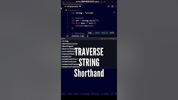 Amazing Traverse JavaScript String Shorthand 🤩😮 #shorts #javascript #programming #coding