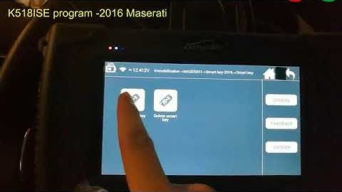 Lonsdor K518ISE program Maserati 2016 smart key obdii365