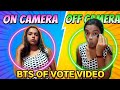 BTS of Vote Video | On Camera vs Off Camera 😂 @Bong_chomchom