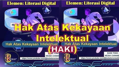 Hak Atas Kekayaan Intelektual  (HAKI)_Eelemen Literasi Digital _Mapel Informatika