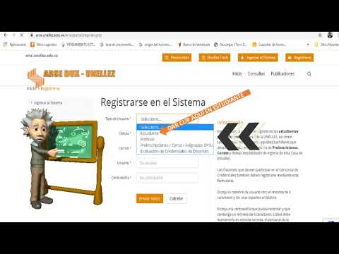 Registro de Usuario para estudiantes UNELLEZ