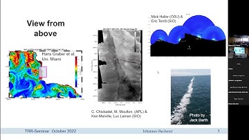 TRR181 Seminar Series: "Saturation of the Internal Tide over the...", by Dr. Johannes Becherer