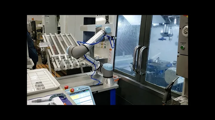 Rapid Design Turn-Key Universal Robots UR5e cobot tending Haas VF-2 CNC (updated)