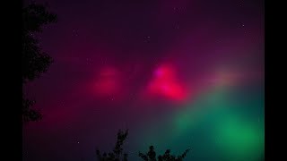 Northern Lights timelapse captured by Samuel Womer