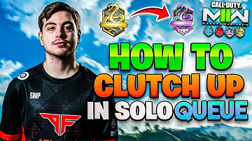 MW2 RANKED PLAY : HOW TO CLUTCH UP SOLO QUEUE😲🔥