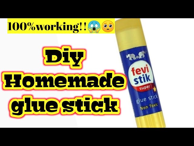 Diy Glue Stick -How to make glue stick at home/Homemade Glue Stick/Glue  Stick without Glue/Fevistick 