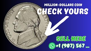 Rare Coins Jefferson 1991 P-Mintmark Five Cents Worth Millions