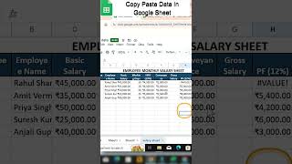 Copy Paste Excel Sheet To Google Sheet Just One Click🔥🔥