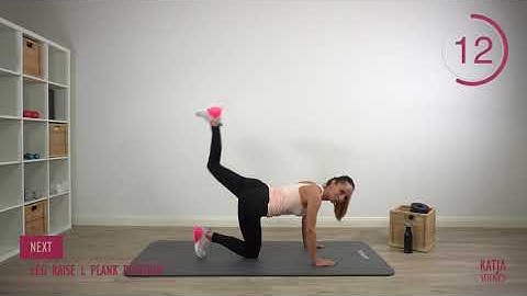 BAUCH BEINE PO WORKOUT für Zuhause / HIIT Workout mit Stretching | Katja Seifried