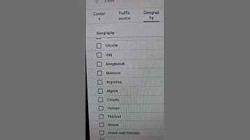 YouTube Analytics, Geography