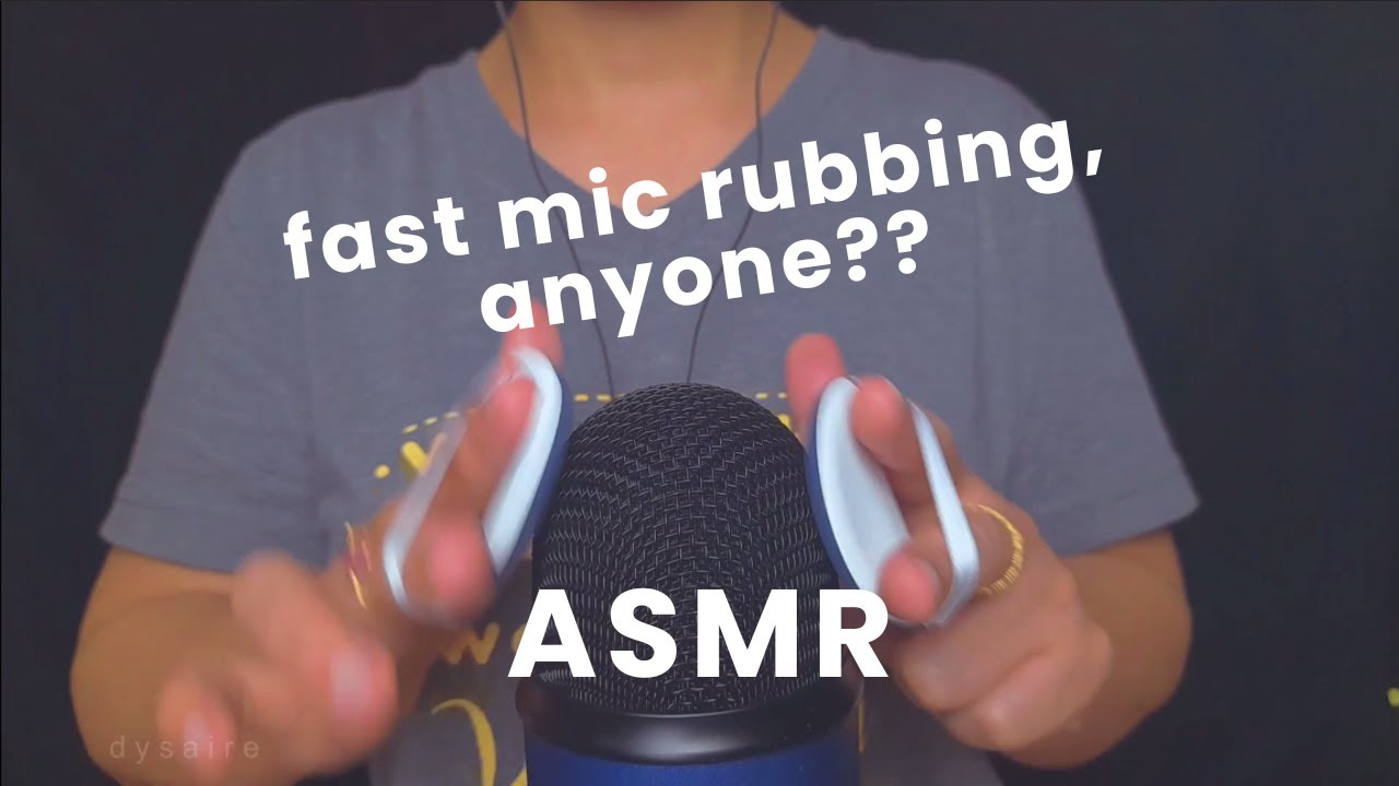 FAST & INTENSE MIC RUBBING ASMR (is this your thing?) - NO TALKING