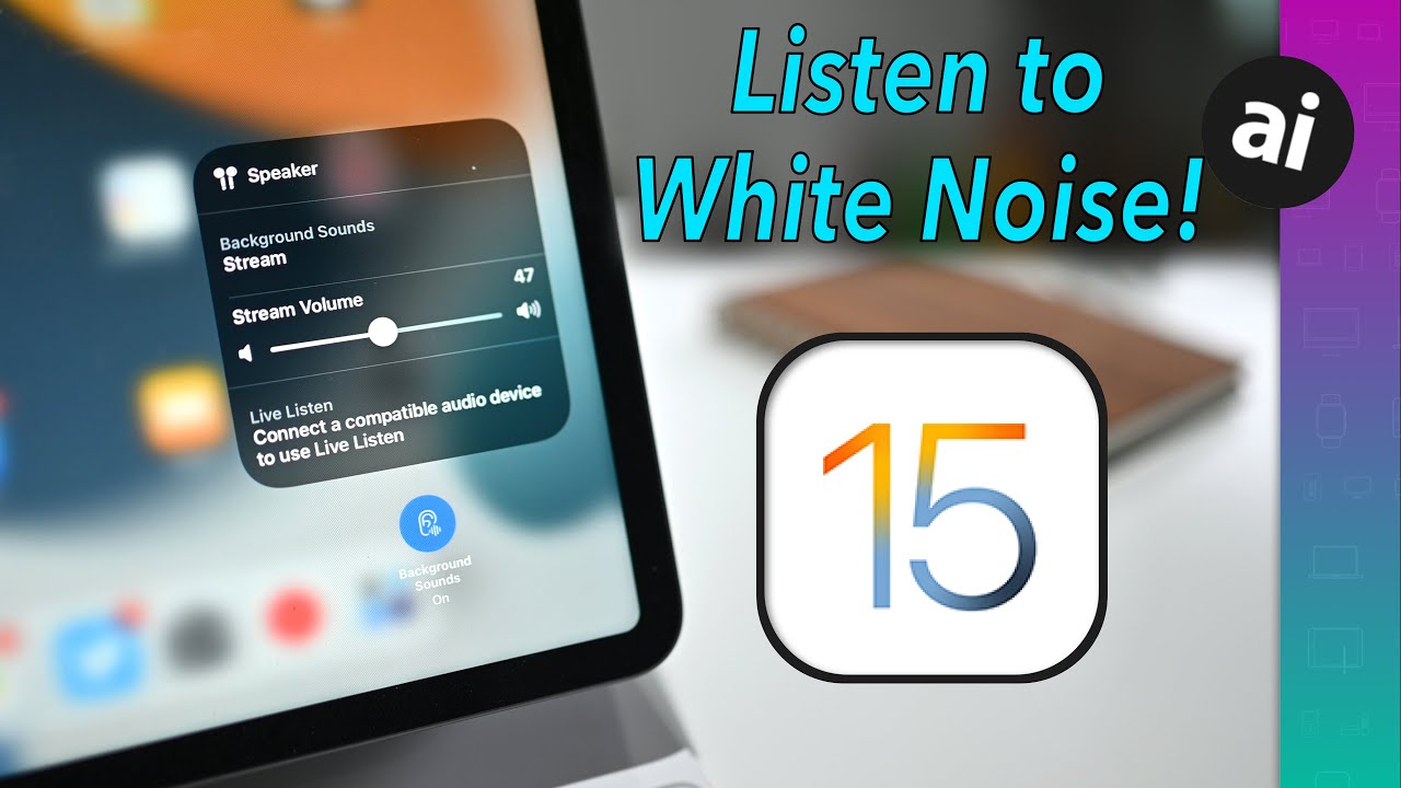 iOS 15 đã ra mắt với rất nhiều tính năng mới, bao gồm cả tính năng lắng nghe âm thanh nền đấy! Với tính năng này, bạn có thể đắm mình vào những âm thanh tự nhiên của thiên nhiên hay những bản nhạc tuyệt vời mà không sợ bị phân tâm bởi tiếng ồn từ nơi xung quanh. Hãy nhanh tay update và khám phá tính năng mới này trên iOS 15 nhé! 