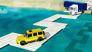 Cars vs Zig Zag Bridge | ARK Games | BeamNG Drive